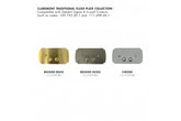 Package - Claremont Floor Mounted Pan & Seat + Geberit In-wall Cistern + Traditional Flush Plate